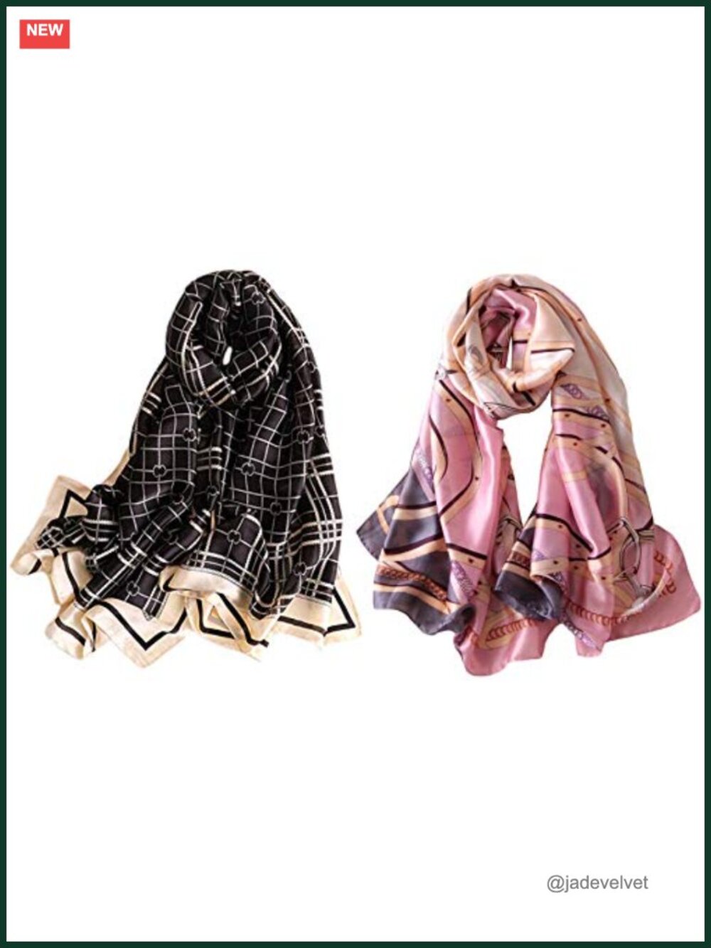 100% Mulberry Silk Scarf Long Lightweight Shawl Wrap